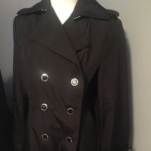 Black trench coat